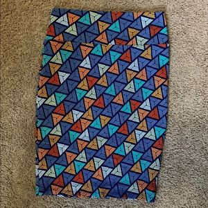 Patterned Pencil Skirt